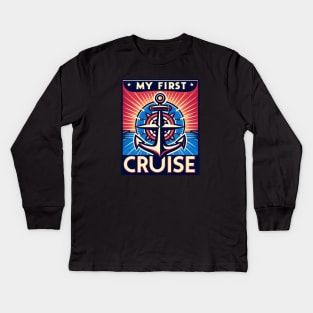 My First Cruise Kids Long Sleeve T-Shirt